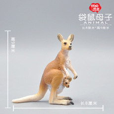 Игрушки-животные 动物模型玩具 袋鼠母子 Tong Germany
