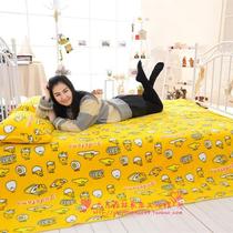 Meng Meng Da egg yolk brother gudetama lazy egg cute cartoon blanket pillowcase air conditioning blanket mattress