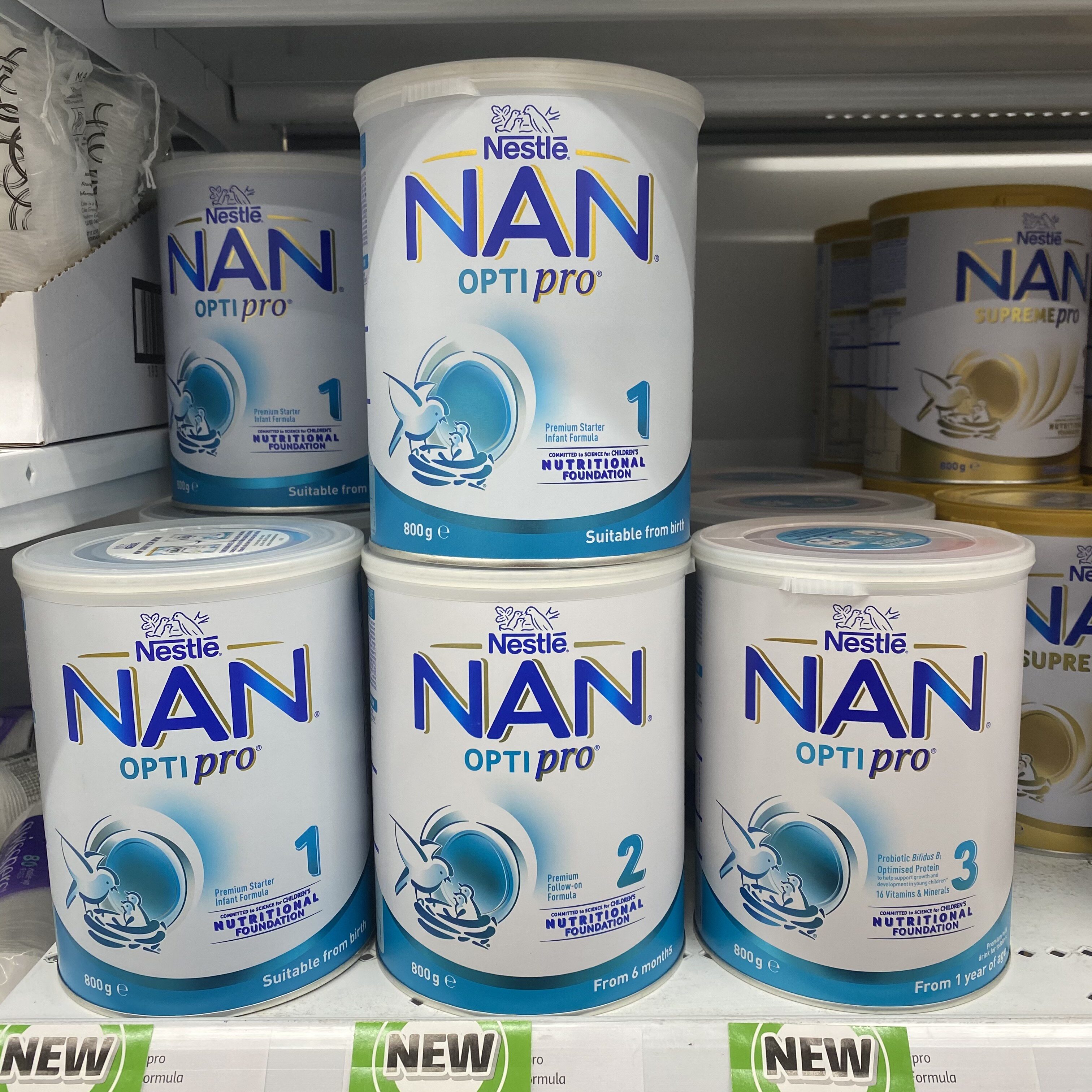 Australia NAN light blue Ruipinen baby optipro infant formula one segment two segment three segment 800g