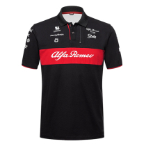 2023 new F1 racing suit Alfa Romeo Racing Team Zhou Guanyu same POLO shirt short-sleeved T-shirt summer