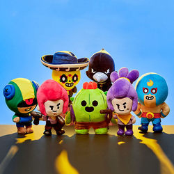 Brawl Stars Spike Doll Peripheral Plush Leon Doll Hero Toy ຮູບກາຕູນ ຂອງຂວັນ