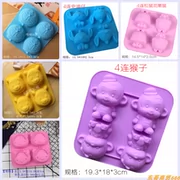 DIY46 thậm chí khuôn bánh sô cô la sản phẩm silicone thạch cao làm bằng tay xà phòng phim hoạt hình bánh nhà bếp