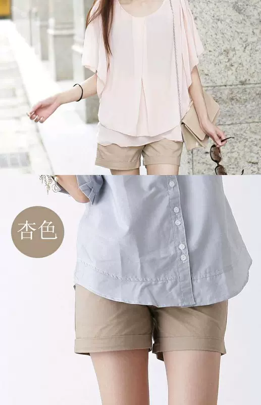 2017 hè mới quần short nữ mùa hè mới kích thước lớn kẹo màu cotton lỏng quần short giản dị phiên bản Hàn Quốc của quần nóng thủy triều