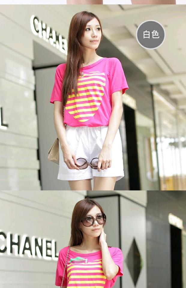 2017 hè mới quần short nữ mùa hè mới kích thước lớn kẹo màu cotton lỏng quần short giản dị phiên bản Hàn Quốc của quần nóng thủy triều quần sooc da nữ kết hợp với áo gì