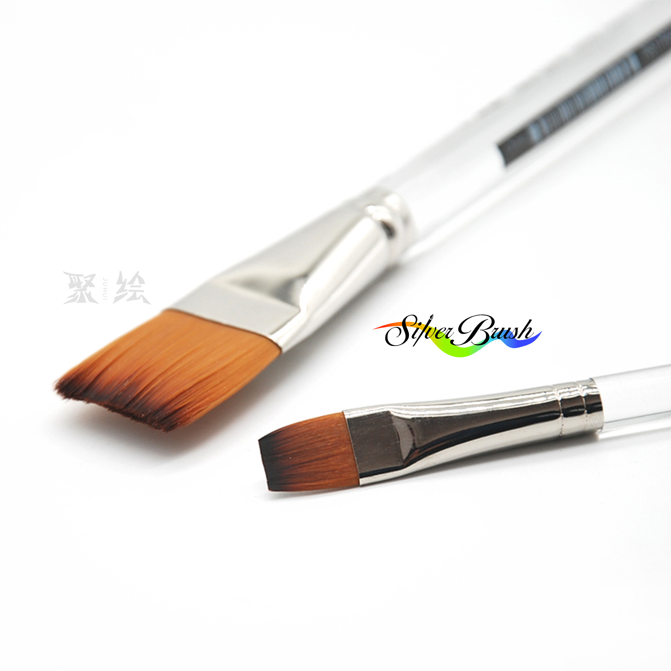 American Black Swan Silver Brush Water Color Pen 6808S Flat Pen