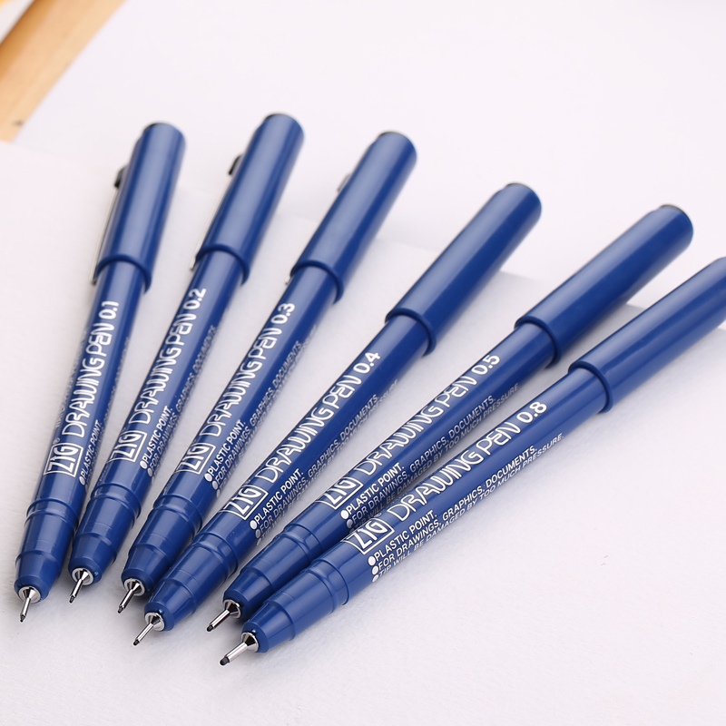 Wuzhu Kuretake drawing pen drawing hook line needle pen sketch pen DrawingPen waterproof and alcohol-proof