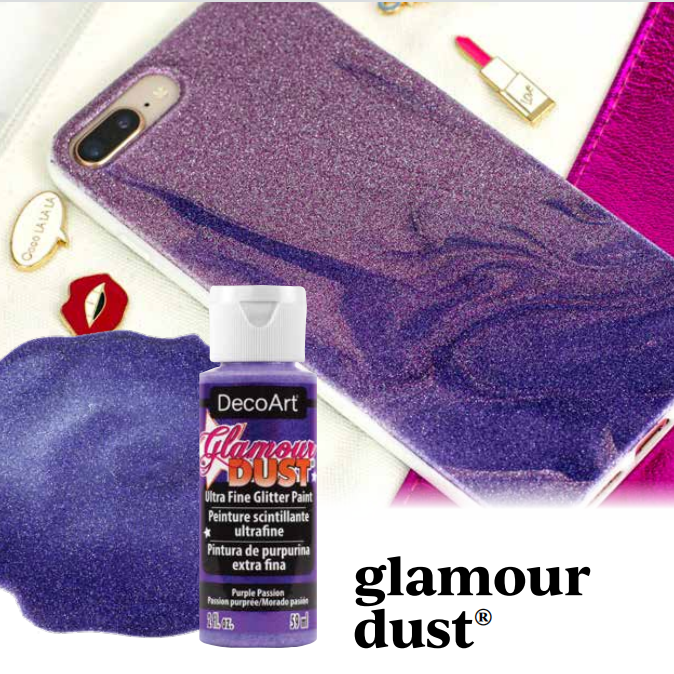 DecoArt Glamor Dust acrylic glitter paint acrylic DGD glitter gold powder Glamor Dust