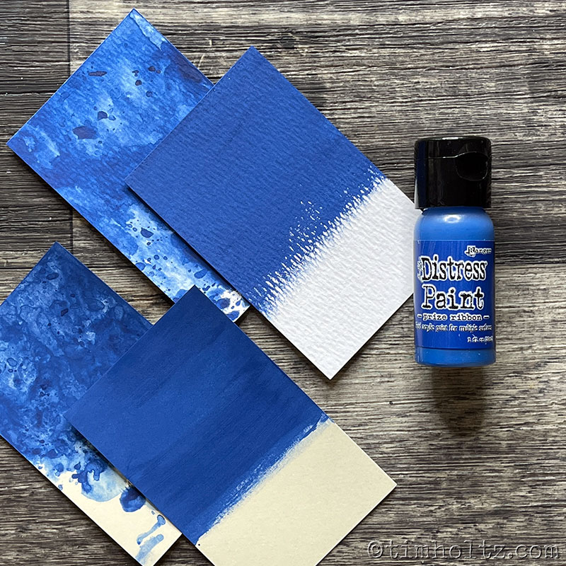 New color Distress paint painting painted paint overlinked triple Tim holtz ranger