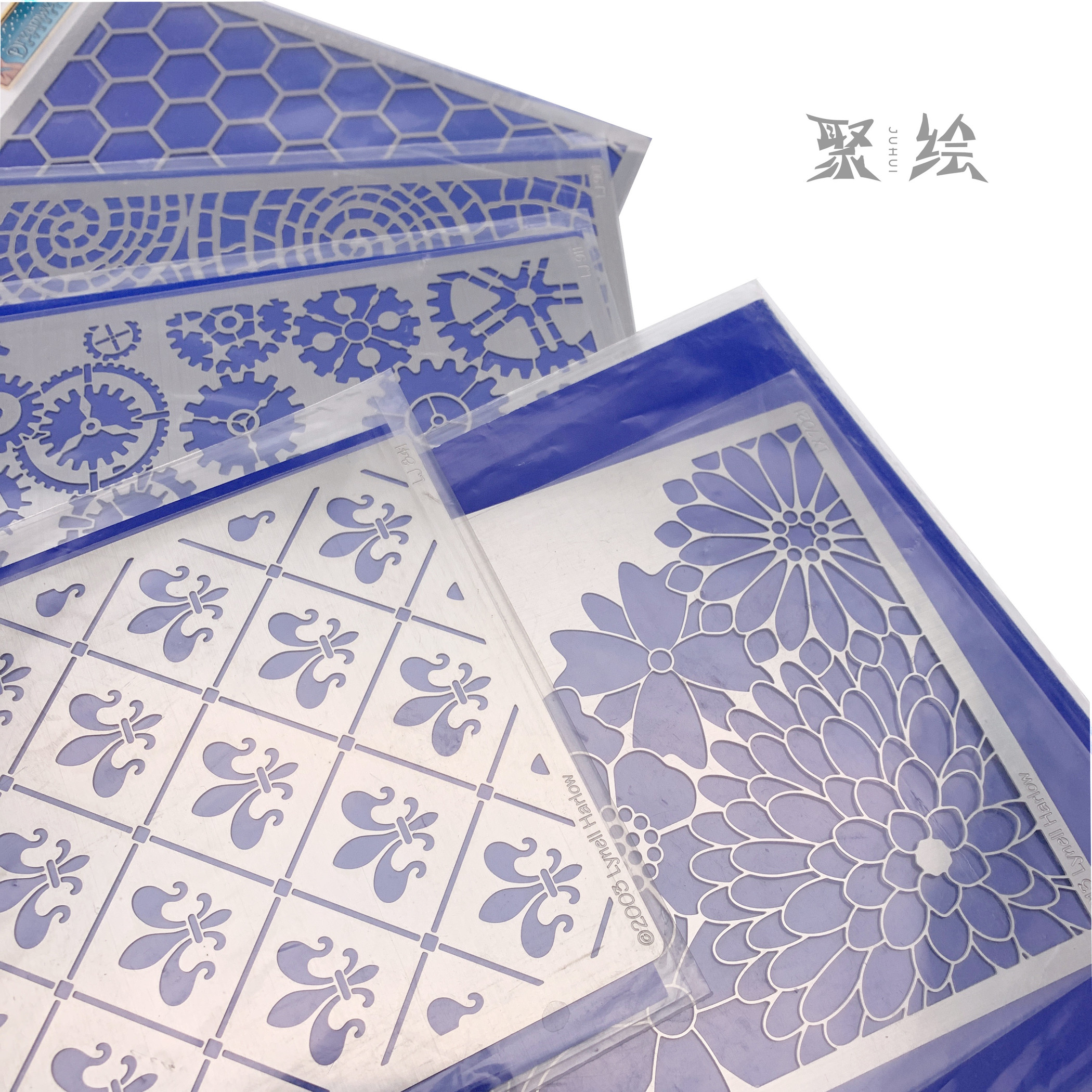 American Stampendous stamp seal masking board clip card drawing spray smear template hand account