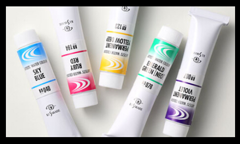 Japan import day lower KUSAKABE watercolor pigments 5ml single yellow red series little frescoed up