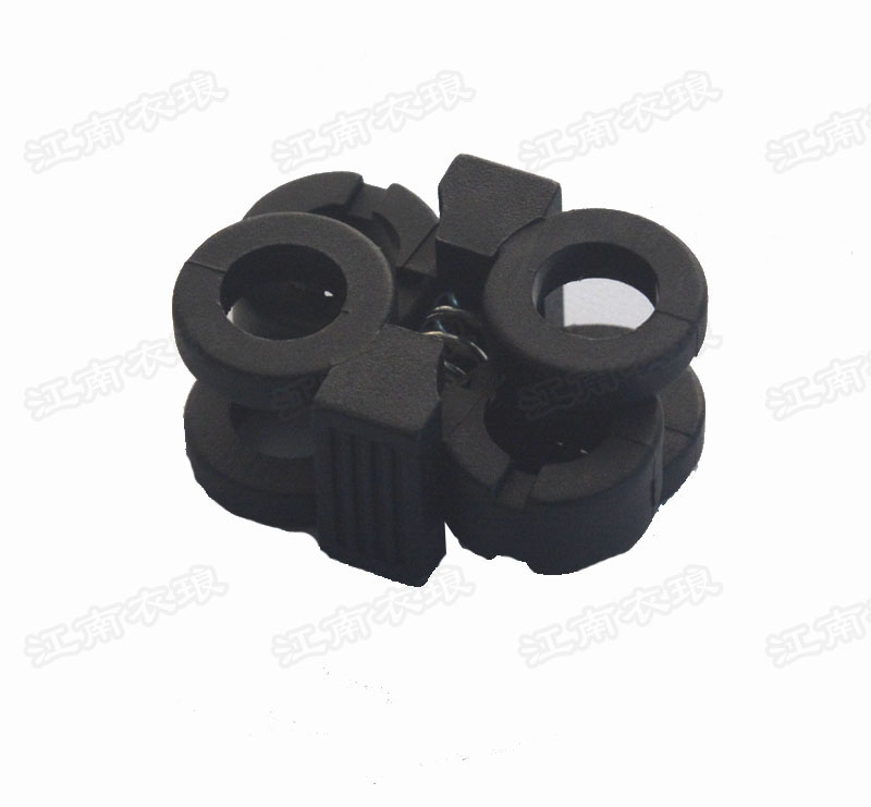 Outdoor hiking shoe buckle camping EDC gadget smiley face grenade cross shoelace buckle a pair of 2