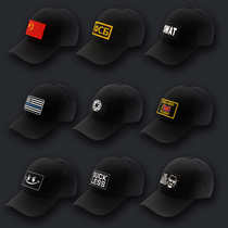 Black mens spring and autumn and winter camouflage baseball cap Outdoor sun visor fashion sports cap