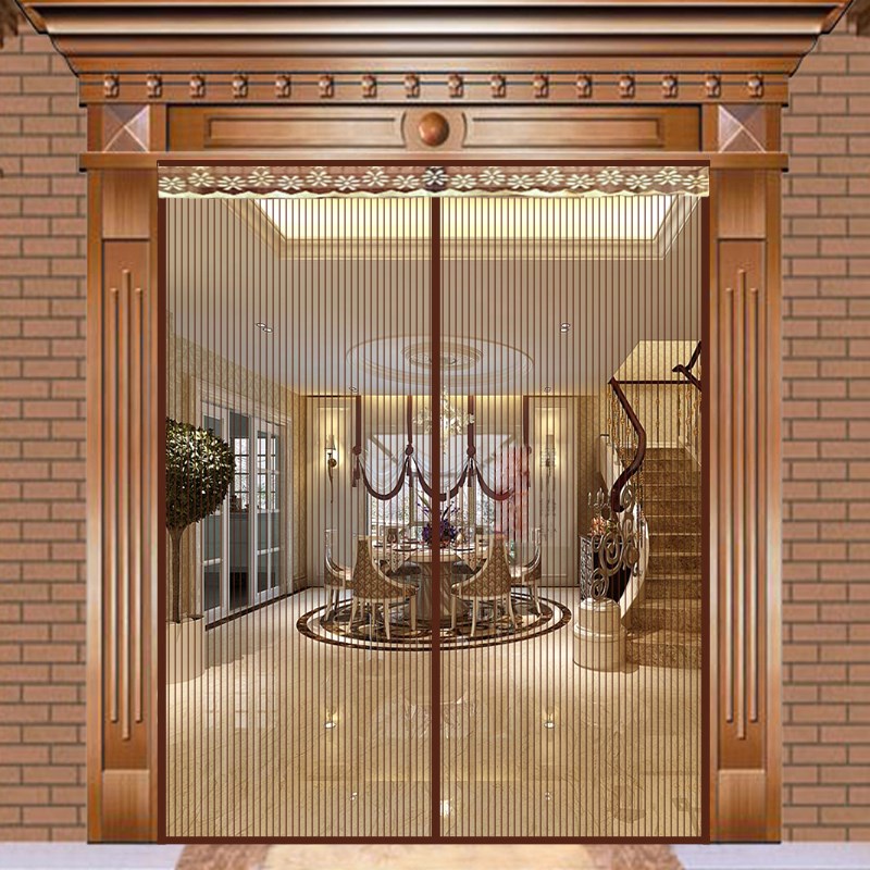 Magnet stripe with magnet detachable door Wear-free magnet strip screen window anti-mosquito door curtain Home automatic kitchen