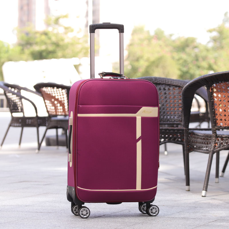 Suitcase male and female pull lever case 20 oxford cloth suitcase universal wheel 24 inch cloth case leather case password box 28 inch-Taobao