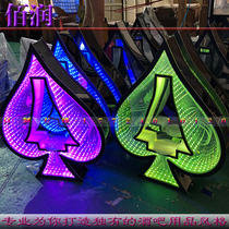 3D Black Peach A Champagne King Shine Base Laser Wine Seat Bar Swing accessories Atmosphere Props Ware