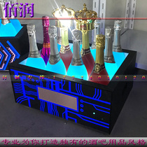 Bar LED Dynamic Luminous Champagne Ice Bucket Champagne Boat Beer Ice Bucket Lasero Wine Base Luminous Wine Base
