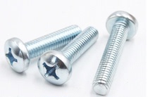 Galvanized American cross groove pan head machine screw American standard yuan machine English cross round head machine screw 6#-32 * L