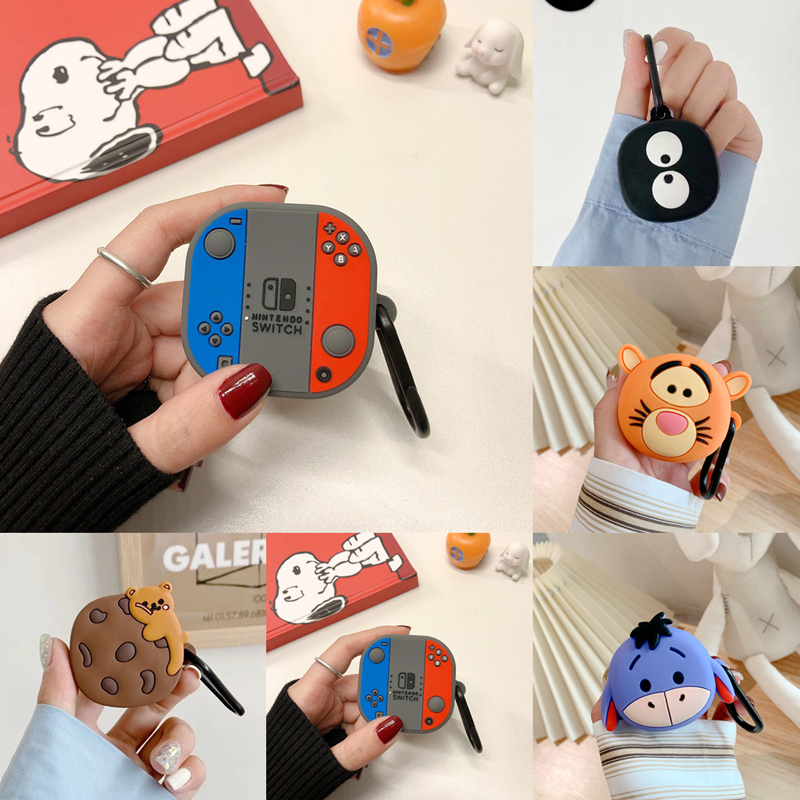 Suitable for Sony Linkbuds Protective Case Link Buds Wireless Bluetooth Earphone Case Wf-L900 Earphone Shell Silicone Anti-Fall Soft Shell Cute Cartoon Protective Case for Men and Women Charging Case
