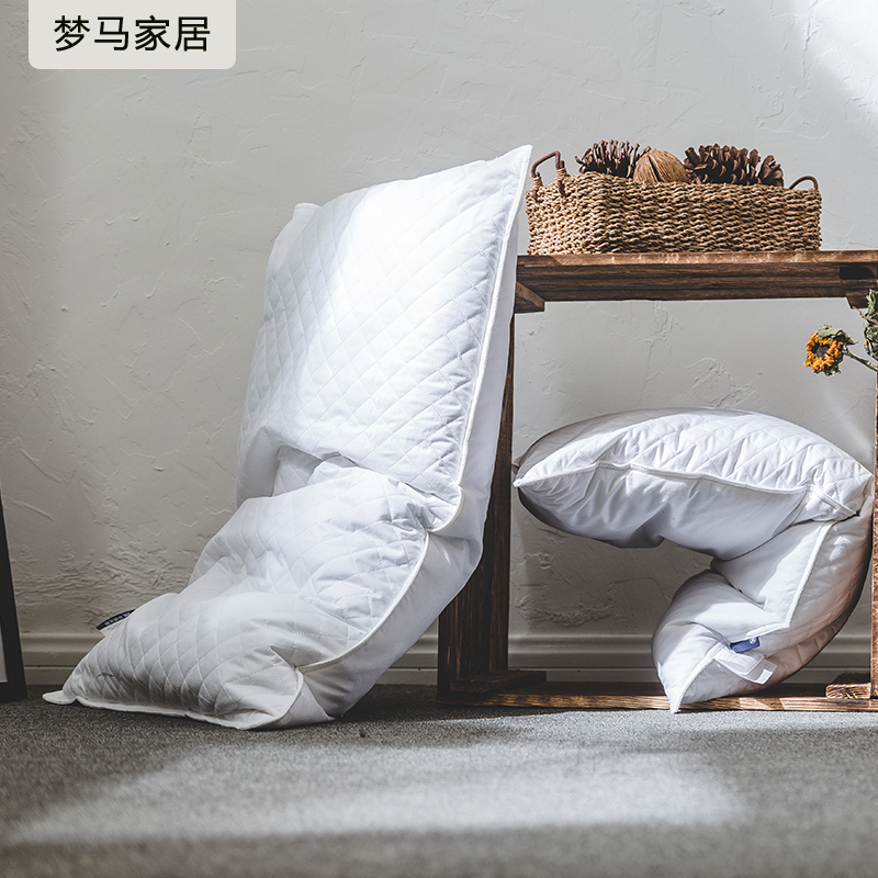 Full cotton quality full buckwheat shell pillow Adult partial hard low and medium pillow inner pillow with adjustable health care cervical spine pillow