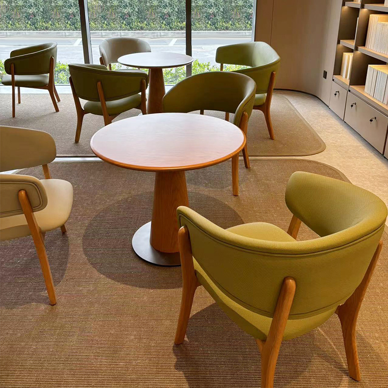 Shanmu All-Season Hotel Casual Coffee Room Sofa Nordic Simple Modern Hotel Cafe Dining Table and Chairs