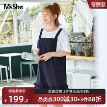 (Fake two pieces) MsShe large size womens clothing 2021 new summer fat mm color matching mosaic lotus leaf pendulum dress