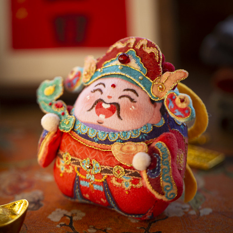 Aka Embroidery DIY Material Kit: Fortune God - Thumbnail 2