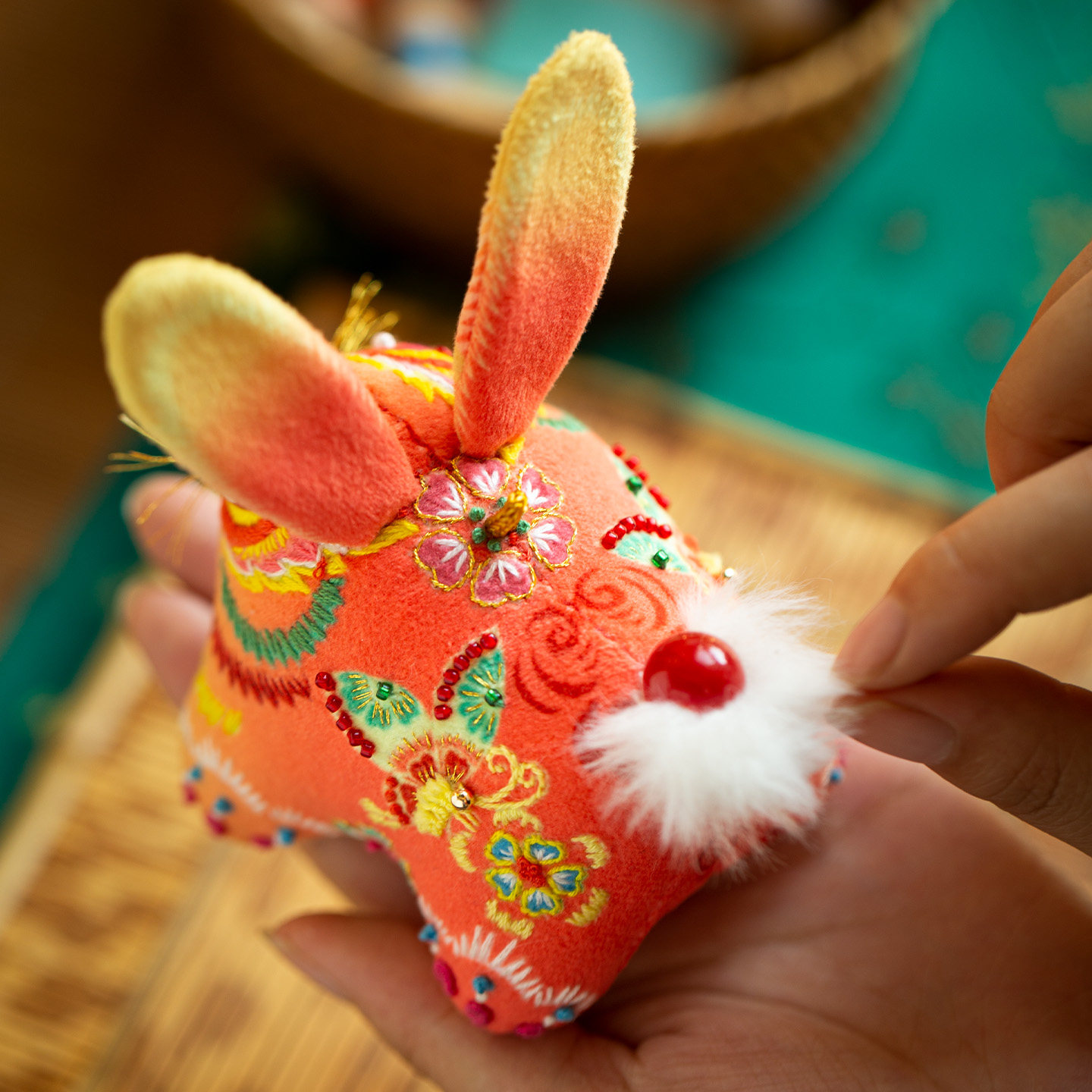 Aka Chinese-style Embroidery Handmade DIY Material Kit - Thumbnail 4