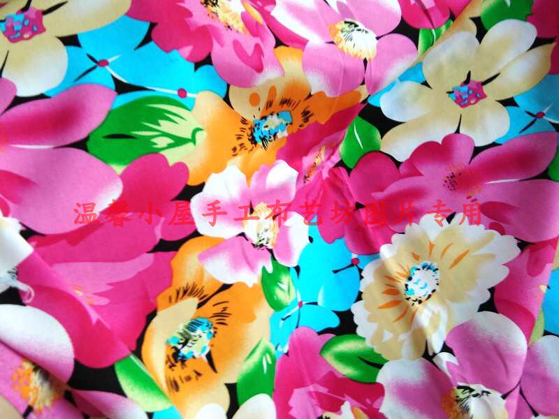 1 6 m leniency artificial cotton floral printing and dyeing cotton silk mulberry fabric summery cool clothing clip quilts by bed