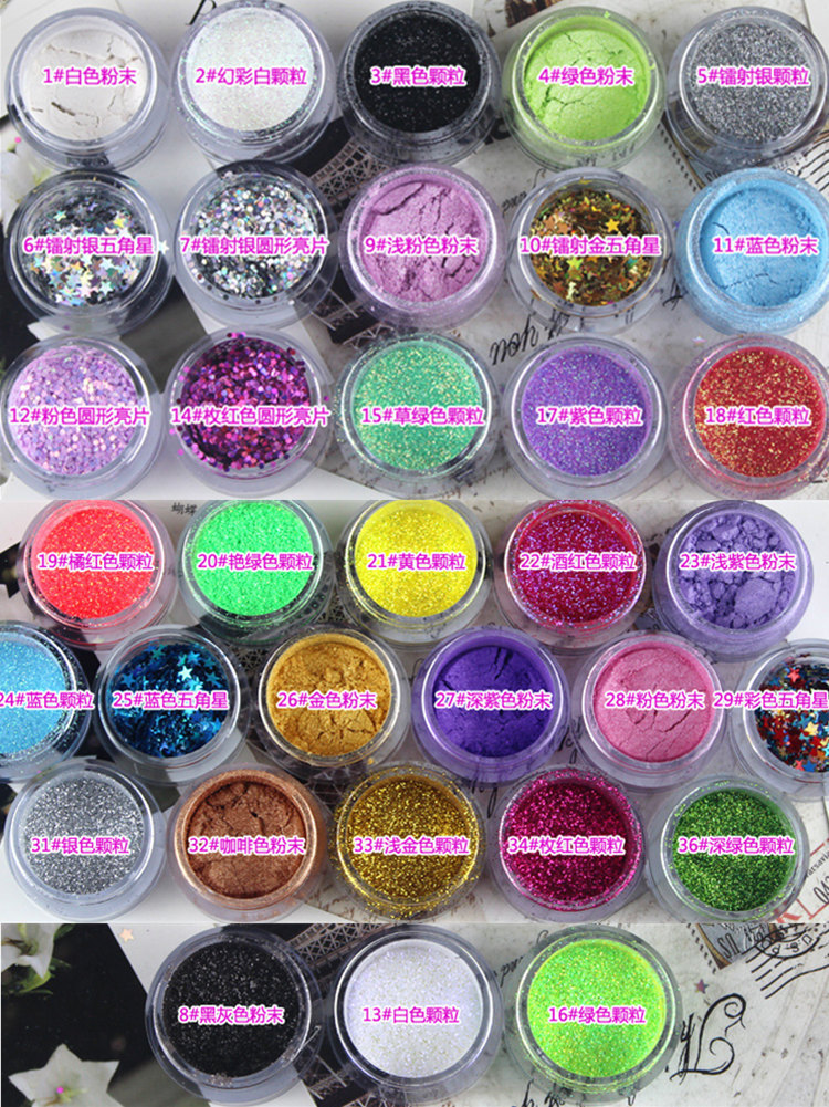 Bóng mắt bột ảo tưởng năm- cánh sao sequins ngọc trai long lanh bột cao- bóng bột móng nghệ thuật vẻ đẹp bóng mắt bột bảng mắt dikalu