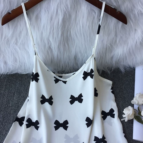 Сексуальная пижама, летние шелковые милые шорты с бантиком, 2021 года, эффект подтяжки, популярно в интернете