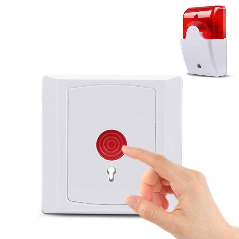 Dressing room alarm disabled guard alarm caller barrier-free sound and light alarm toilet alarm button for disabled people