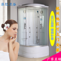 Special overall shower room home toilet with bathtub bath room partition tempered glass sliding door bathroom bathroom