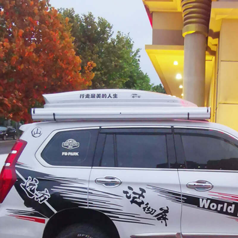 Roof luggage compartment car side canopy tent cross-country car suitcase ultra-thin flat luggage rack roof box