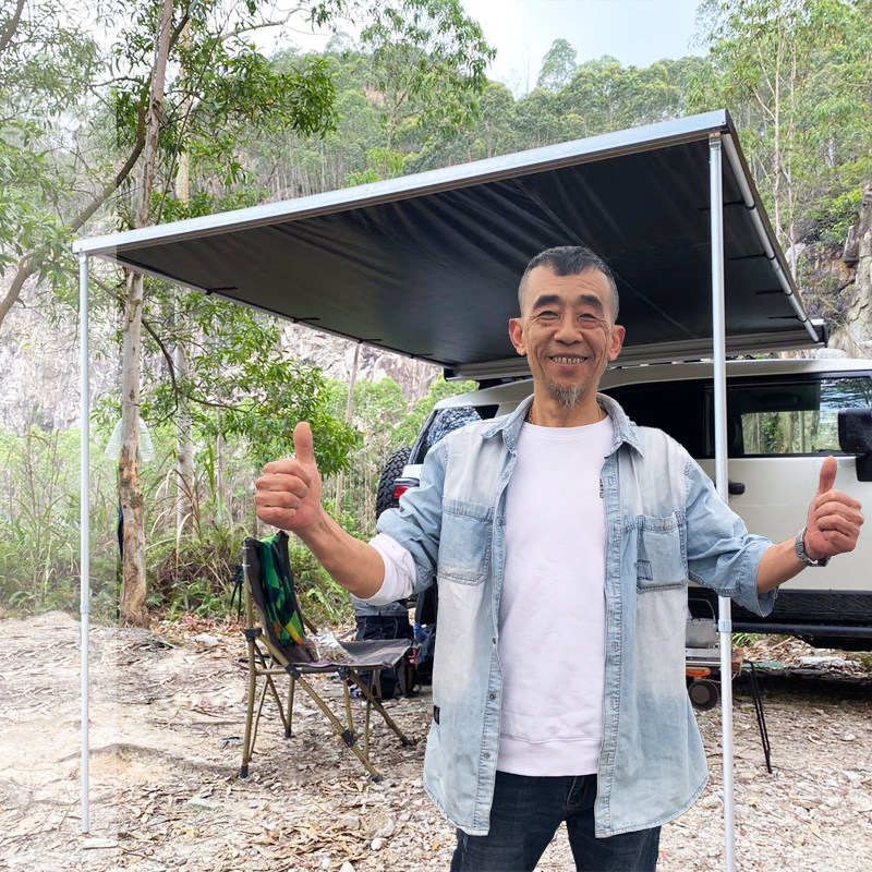 Aluminum alloy shell car side tent side tent SUV car side sunshade car canopy tent house arb roof