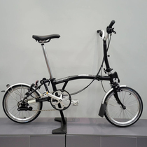 Fuyao brompton British Xiaobu folding bicycle C Line M handlebar discontinued silver version black bicycle