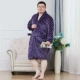 Áo choàng tắm lớn chất béo mm cộng với phân bón XL 200 kg 300 kg nam giới san hô flannel flannel áo choàng chất béo anh trai đồ ngủ hình thú