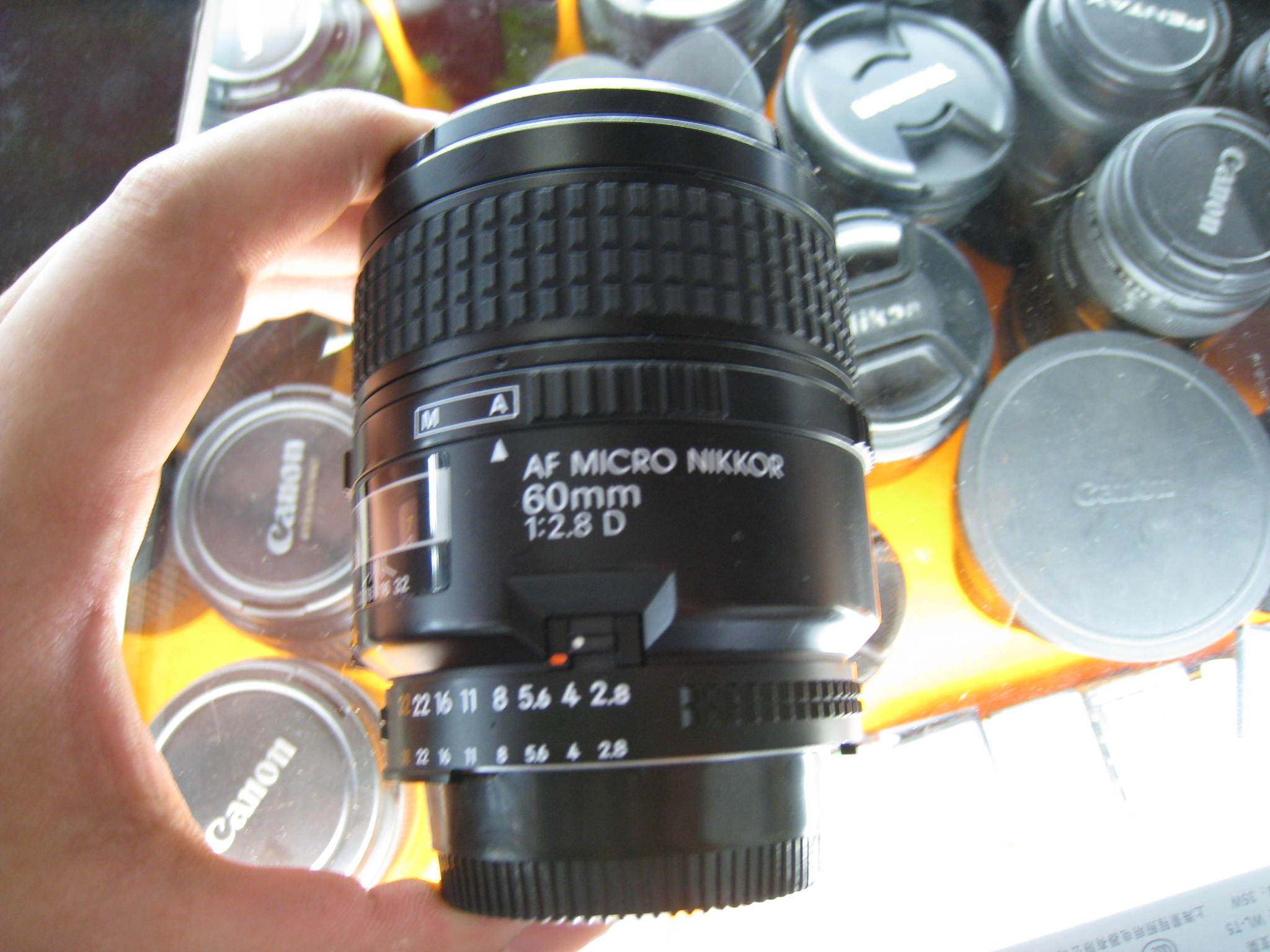 Nikon 60 2 8D color 9-98 new support for replacement 1:1 micro lens nationwide