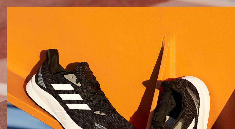 adidas 男士 Bounce中底跑步运动鞋 图1