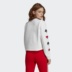 Adidas chính thức áo thun Adidas clover VDAY CREW áo len nữ FH8567 FH8568 - Thể thao lông cừu / jumper áo sweater form rộng Thể thao lông cừu / jumper
