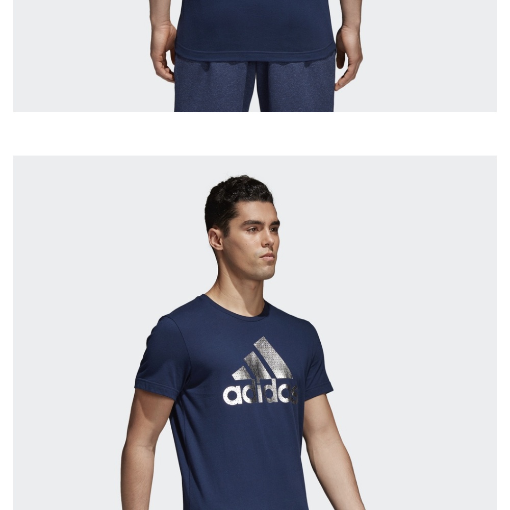 Adidas adidas phong cách thể thao BOS FOIL nam áo thun ngắn tay CV4507 áo thun reebok nam