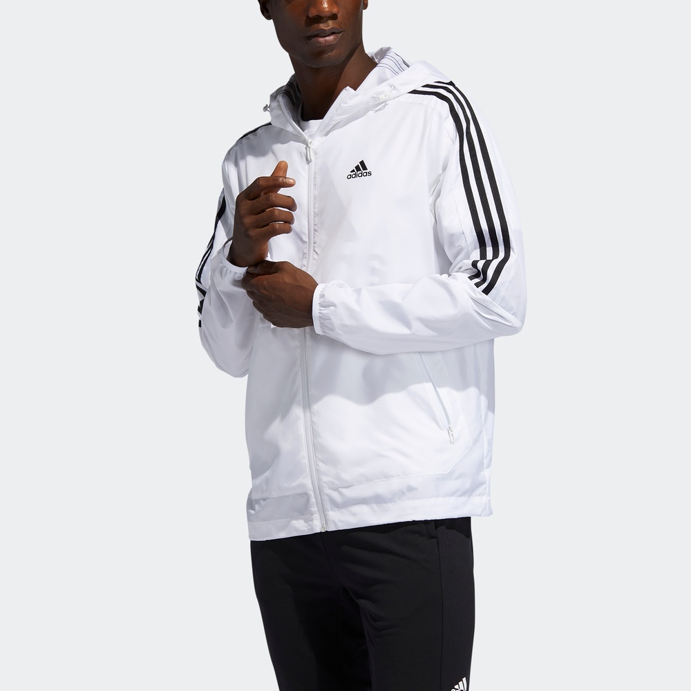 WhiteAdidas Official website adidas   male Athletic grid Jacket loose coat FT2833   FT2834   FT2835