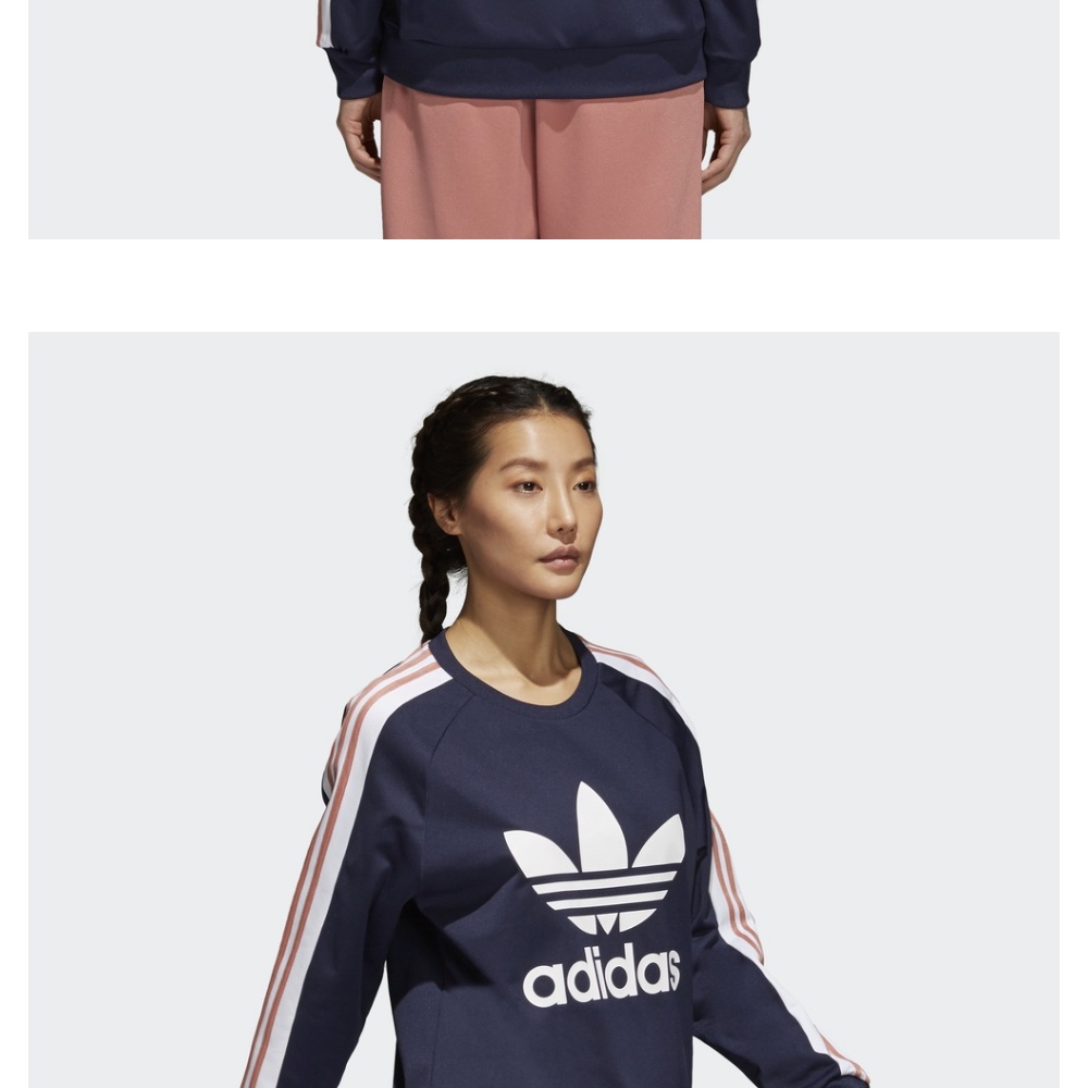 Trang web chính thức của Adidas Áo len nữ Adidas clover CY9929 CY9930 - Thể thao lông cừu / jumper áo thun dài tay nữ