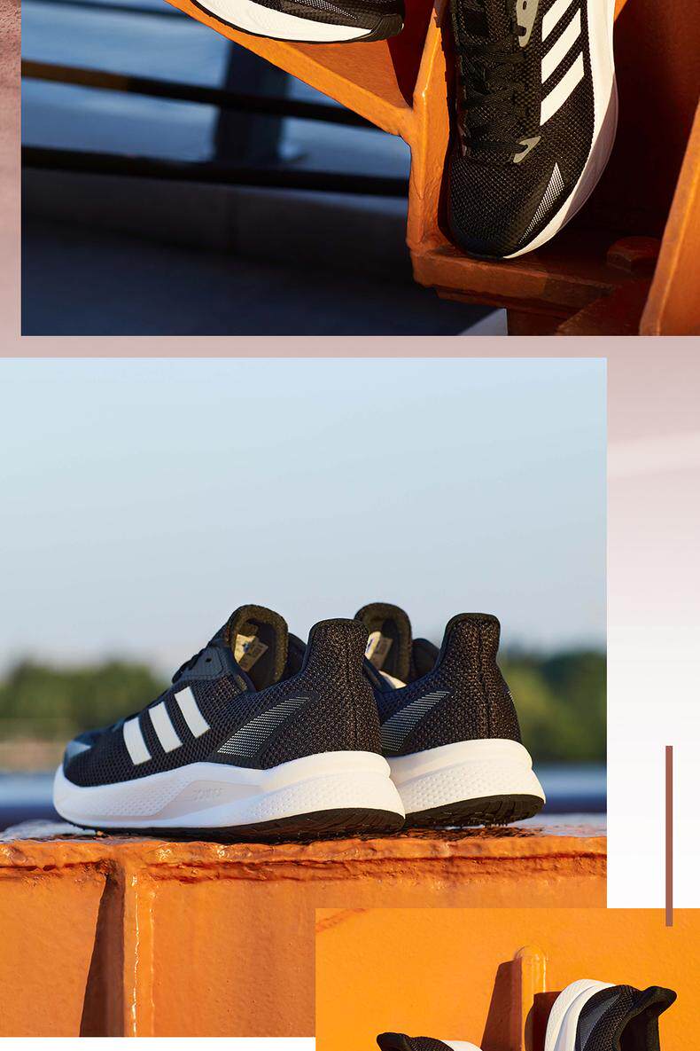 adidas 男士 Bounce中底跑步运动鞋 图2