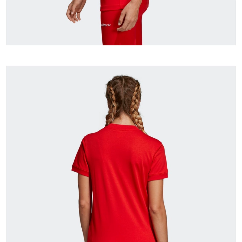 Trang web chính thức của Adidas Cỏ ba lá Coeeze T SHIRT Áo thun ngắn tay nữ DU7190DU7189 - Áo phông thể thao