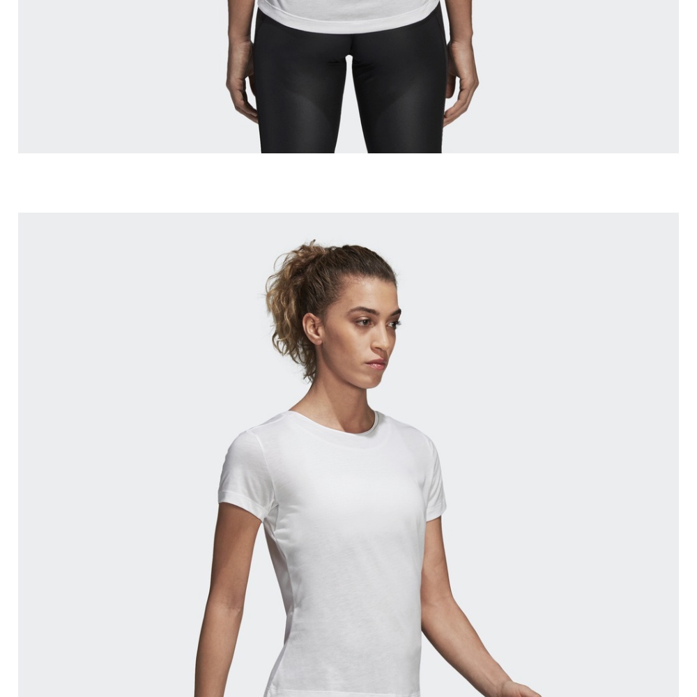 Trang web chính thức của Adidas Áo thun nữ tay ngắn của Adidas đào tạo áo thun ngắn tay CZ8003 CZ8002 - Áo phông thể thao áo thun chạy bộ