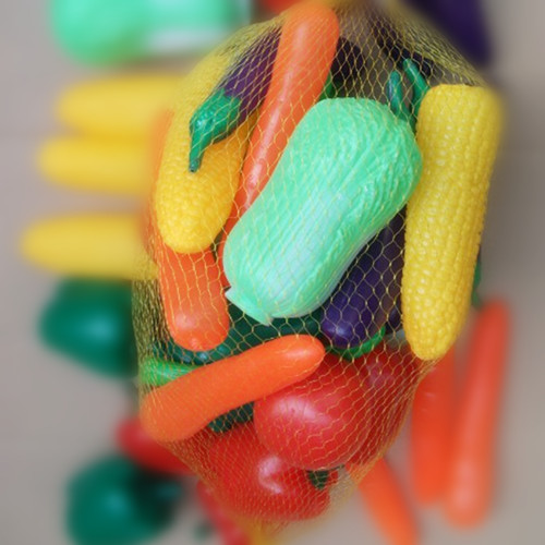 Baby 0 - 5 years old cognitive fruit and vegetables Story series package plastic toys Christmas present