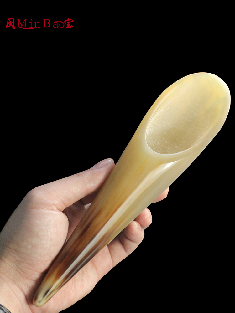 Minbao Niu horn scraping tube Back special large white water Niu horn scraping plate Whole body general leg special