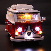 Vonado lighting Volkswagen T1 camper car lighting group Creative diy Street View 10220 RV assembly building blocks toys
