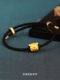 Gold 999 Pure Gold 3D Hard Gold Zodiac Pig Fortune Bead Bracelet for Men and Women Love Gift D405
