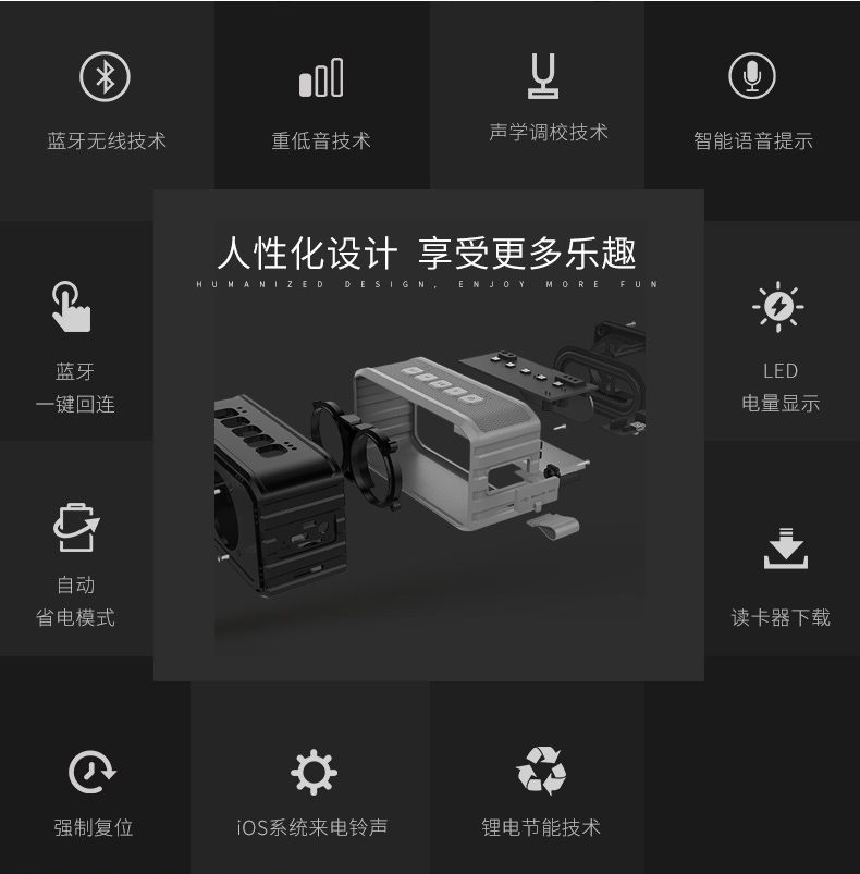 Hẹn gặp lại bạn không phân tán loa không dây bv370 Bluetooth ngoài trời không thấm nước âm lượng lớn đang chạy âm thanh di động siêu bass súng nhỏ bằng thép mini card 3d âm thanh nổi vòm - Trình phát TV thông minh thiết bị thu phát wifi